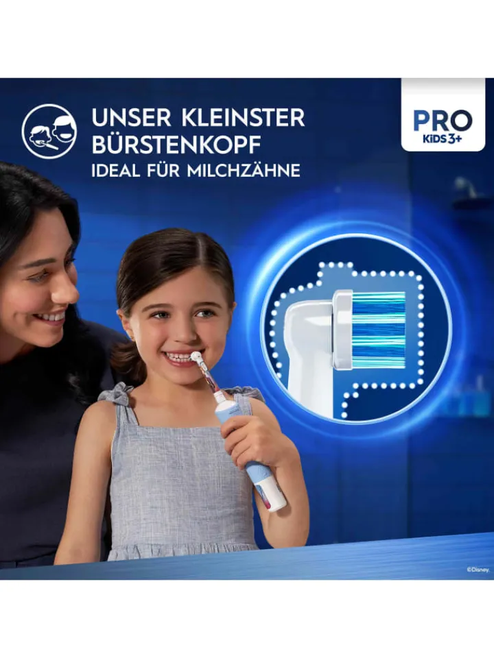 Oral-B Zahn & Mundpflege<Elektr. Kinderzahnbürste "Vitality Pro Kids Frozen" + 8 Aufsteckbürsten
