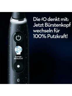 Oral-B Zahn & Mundpflege<Elektr. Zahnbürste "iO10 + LadeReiseetui" +12 Aufsteckbürsten "Sanfte Reinigung"