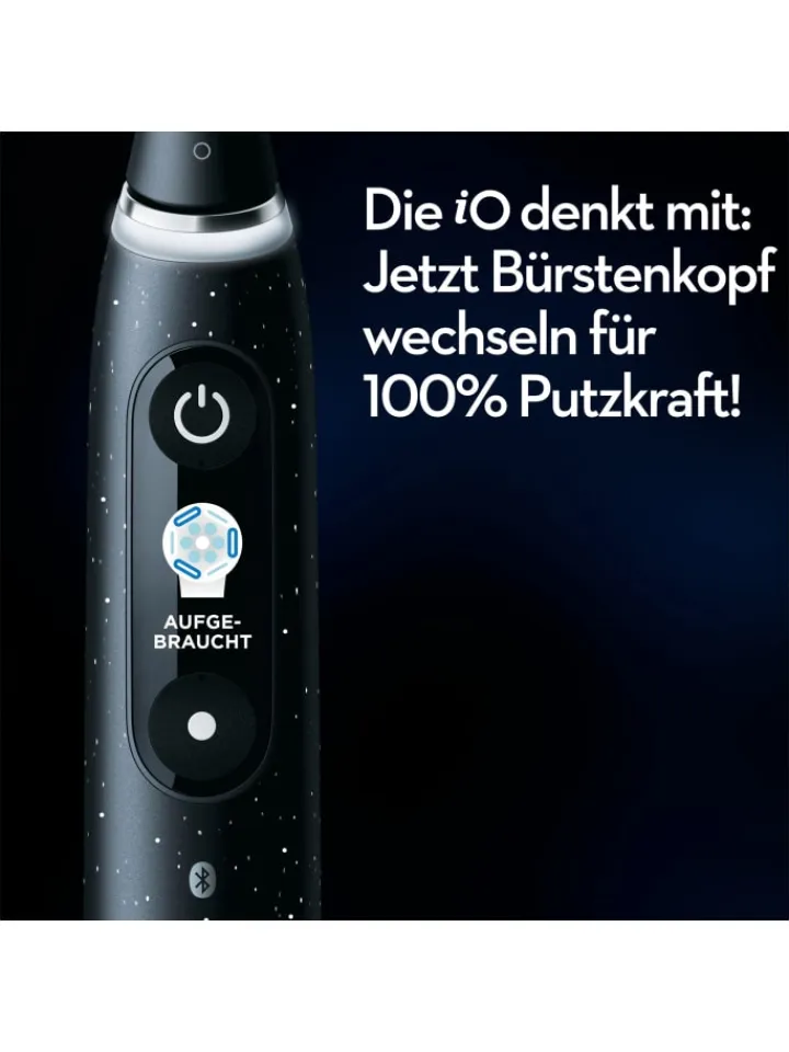 Oral-B Zahn & Mundpflege<Elektr. Zahnbürste "iO10 + LadeReiseetui" +12 Aufsteckbürsten "Sanfte Reinigung"