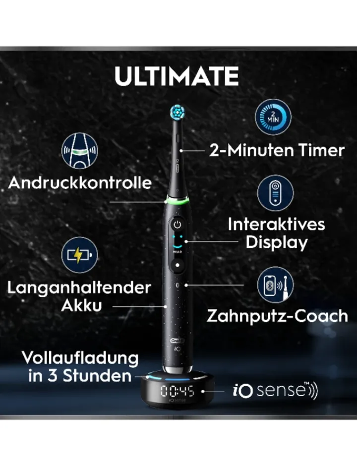 Oral-B Technik|Zahn & Mundpflege<Elektr. Zahnbürste "iO Series 10" in Weiß