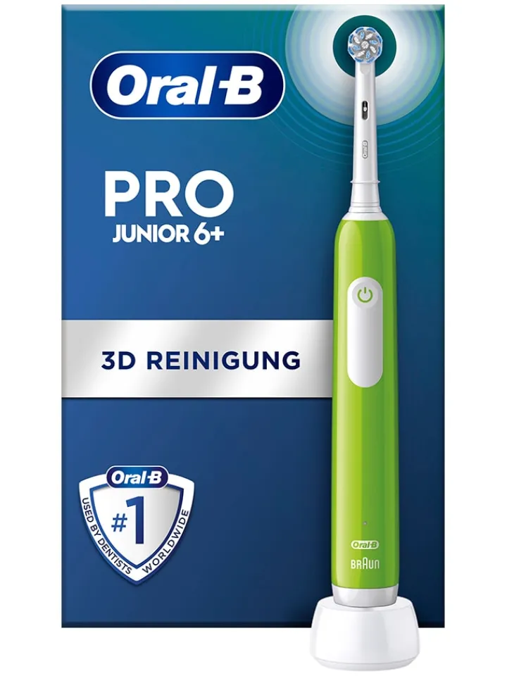 Oral-B Technik|Zahn & Mundpflege<Elektr. Zahnbürste "Junior Base" in Grün