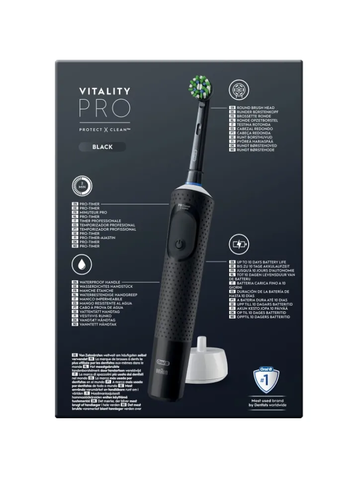 Oral-B Zahn & Mundpflege<Elektr. Zahnbürste "Vitality Pro + 2. Handstück" +20 Bürsten "Pro - CrossAction"