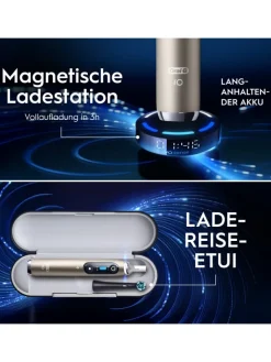 Oral-B Zahn & Mundpflege<Elektrische Zahnbürste "iO 10 + Reiseetui Lunar" in Gold
