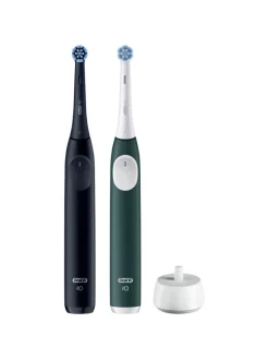 Oral-B Zahn & Mundpflege<Elektrische Zahnbürste "iO Series 2 + 2. Handstück" in Schwarz/Grün