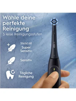 Oral-B Zahn & Mundpflege<Elektrische Zahnbürste "iO Series 2 + 2. Handstück" in Schwarz/Pink