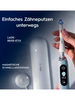 Oral-B Zahn & Mundpflege<Elektrische Zahnbürste "iO Series 9 + Lade-Reiseetui & Tasche" in Blau