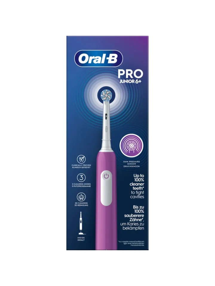 Oral-B Zahn & Mundpflege<Elektrische Zahnbürste "Pro Junior" in Lila