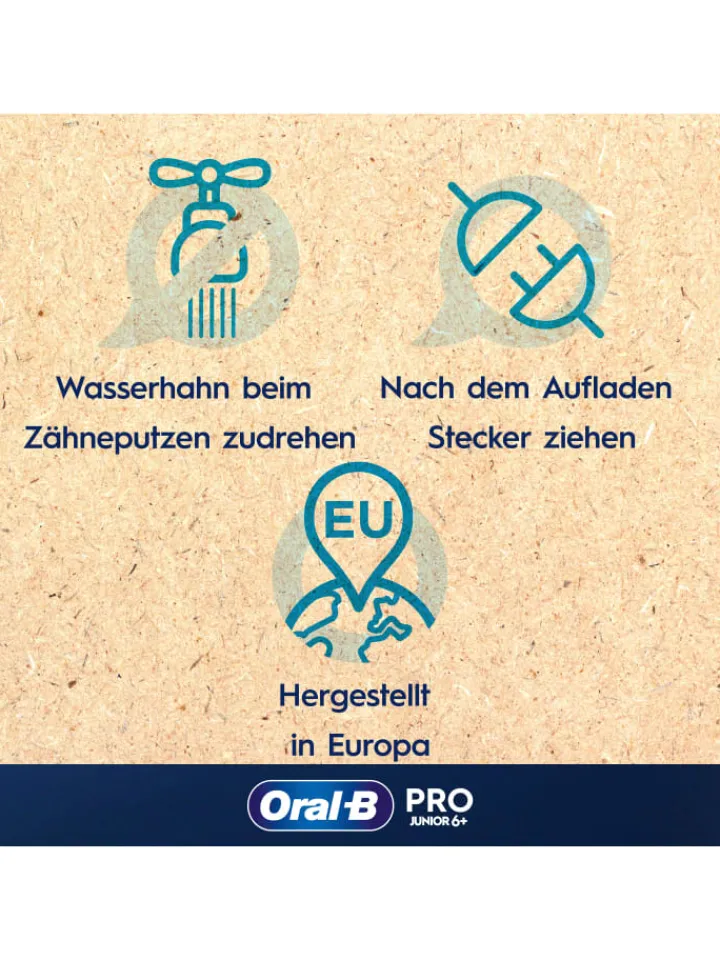 Oral-B Zahn & Mundpflege<Elektrische Zahnbürste "Pro Junior" in Lila