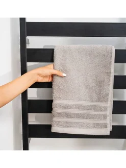 InnovaGoods Badmöbel|Badezimmermöbel<Elektrischer Handtuchwärmer in Schwarz - (B)50 x (H)80 cm