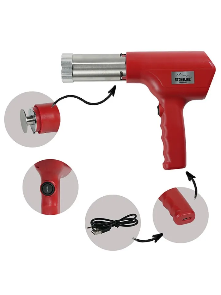 Stoneline Küchenelektronik<Elektrischer Pasta-Maker in Rot - (B)30,5 x (H)23,4 x (T)6,5 cm