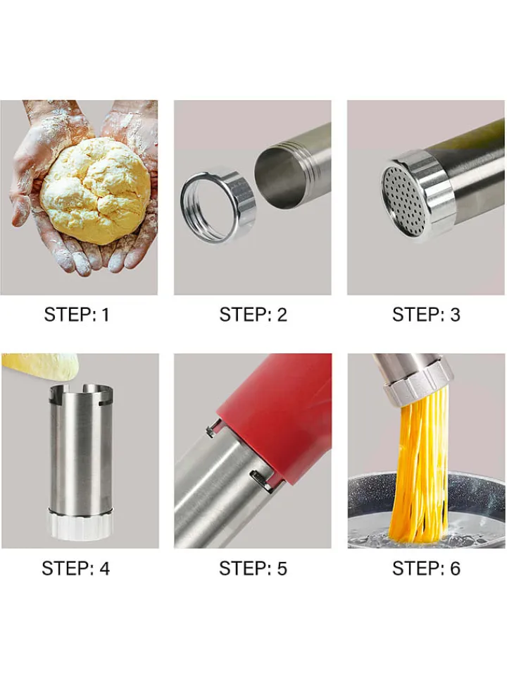 Stoneline Küchenelektronik<Elektrischer Pasta-Maker in Rot - (B)30,5 x (H)23,4 x (T)6,5 cm
