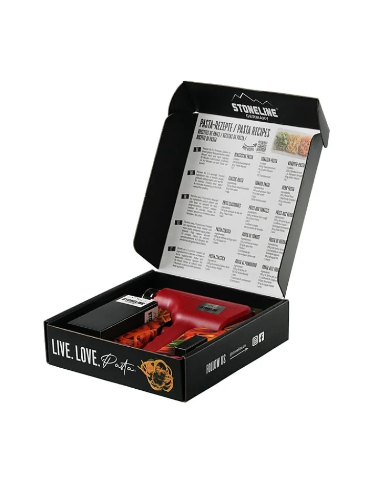 Stoneline Küchenelektronik<Elektrischer Pasta-Maker in Rot - (B)30,5 x (H)23,4 x (T)6,5 cm
