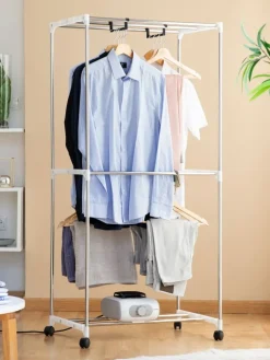 InnovaGoods Wäschekörbe & -Ständer<Elektrischer Wäschetrockner in Blau - (B)70 x (H)150 x (T)45 cm