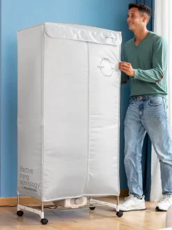 InnovaGoods Wäschekörbe & -Ständer<Elektrischer Wäschetrockner in Blau - (B)70 x (H)150 x (T)45 cm