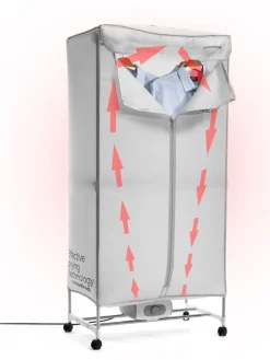 InnovaGoods Wäschekörbe & -Ständer<Elektrischer Wäschetrockner in Grau - (B)70 x (H)150 x (T)45 cm