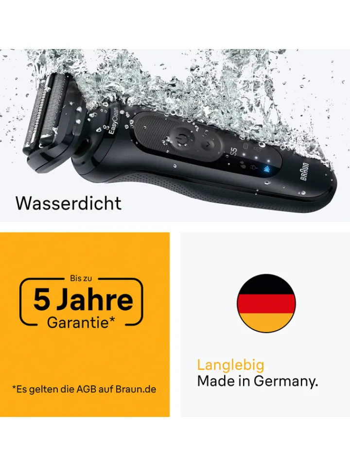 Braun Technik|Pflege & Gesundheit<Elektrorasierer "Series 5 52-N1200s" in Schwarz