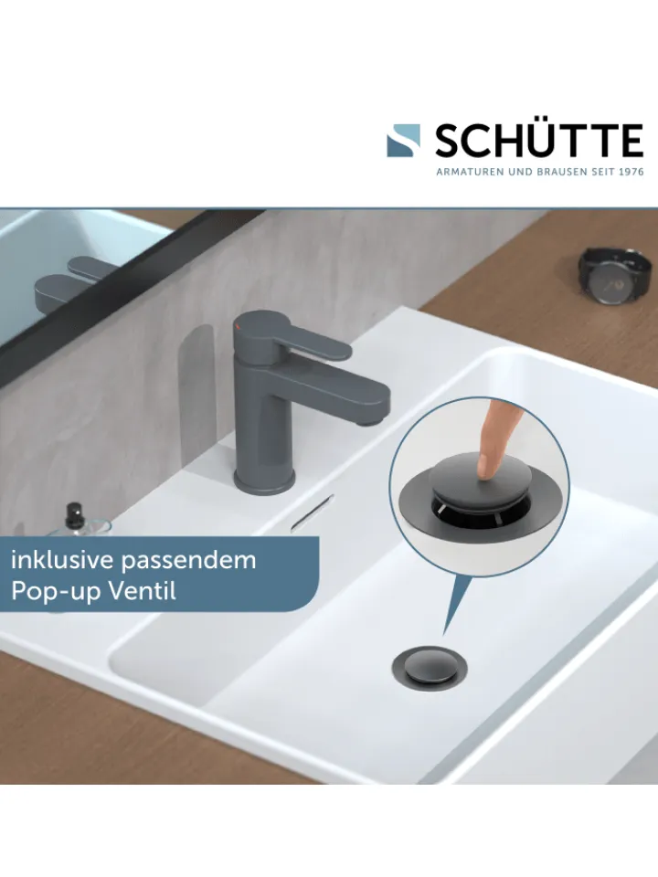 Franz Joseph Schütte Badarmaturen<ELEPHANT Waschtischarmatur, Anthrazit matt