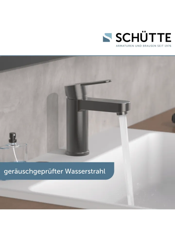 Franz Joseph Schütte Badarmaturen<ELEPHANT Waschtischarmatur, Graphit matt