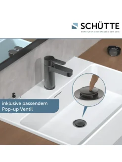 Franz Joseph Schütte Badarmaturen<ELEPHANT Waschtischarmatur, Graphit matt
