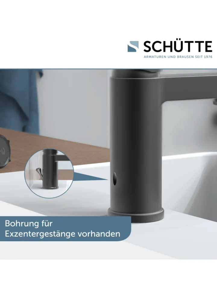 Franz Joseph Schütte Badarmaturen<ELEPHANT Waschtischarmatur, Graphit matt
