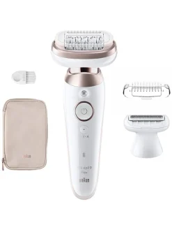 Braun Pflege & Gesundheit<Epilierer "Silk-épil 9-030 3D" in Weiß/ Rosa