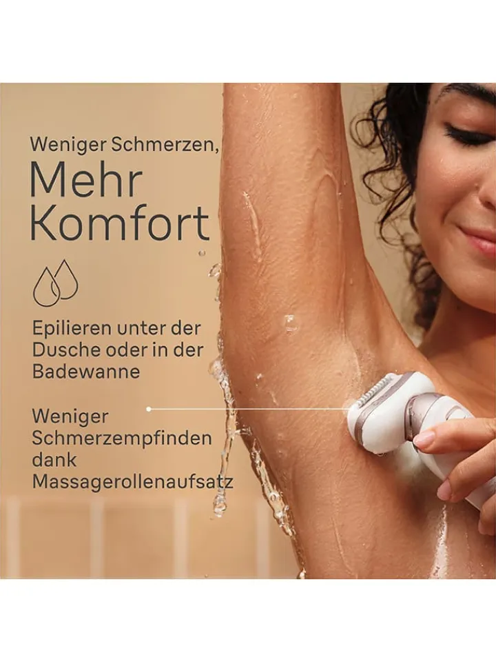 Braun Pflege & Gesundheit<Epilierer "Silk-épil 9-030 3D" in Weiß/ Rosa