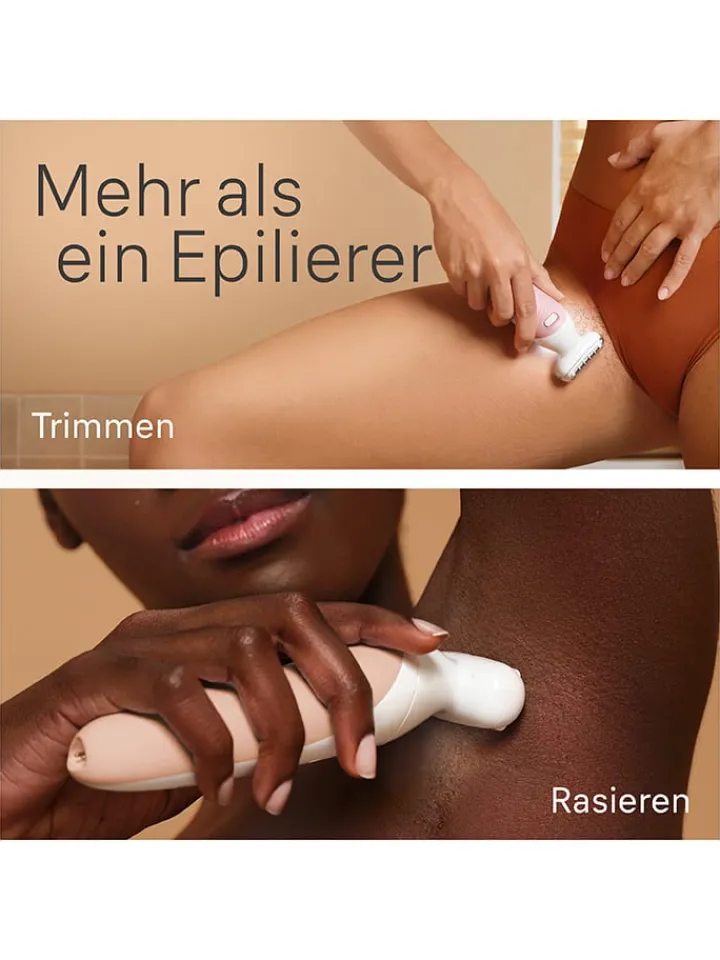Braun Technik|Pflege & Gesundheit<Epilierer "Silk-épil 9-030 3D" in Weiß/ Rosa