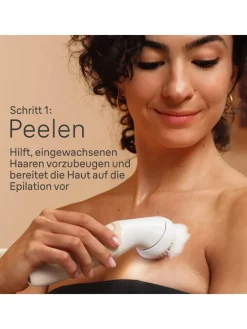 Braun Technik|Pflege & Gesundheit<Epilierer "Silk-épil 9-481 3D SkinSpa" in Weiß/ Gold
