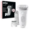 Braun Technik|Pflege & Gesundheit<Epilierer "Silk-épil 7-041" in Weiß/ Silber
