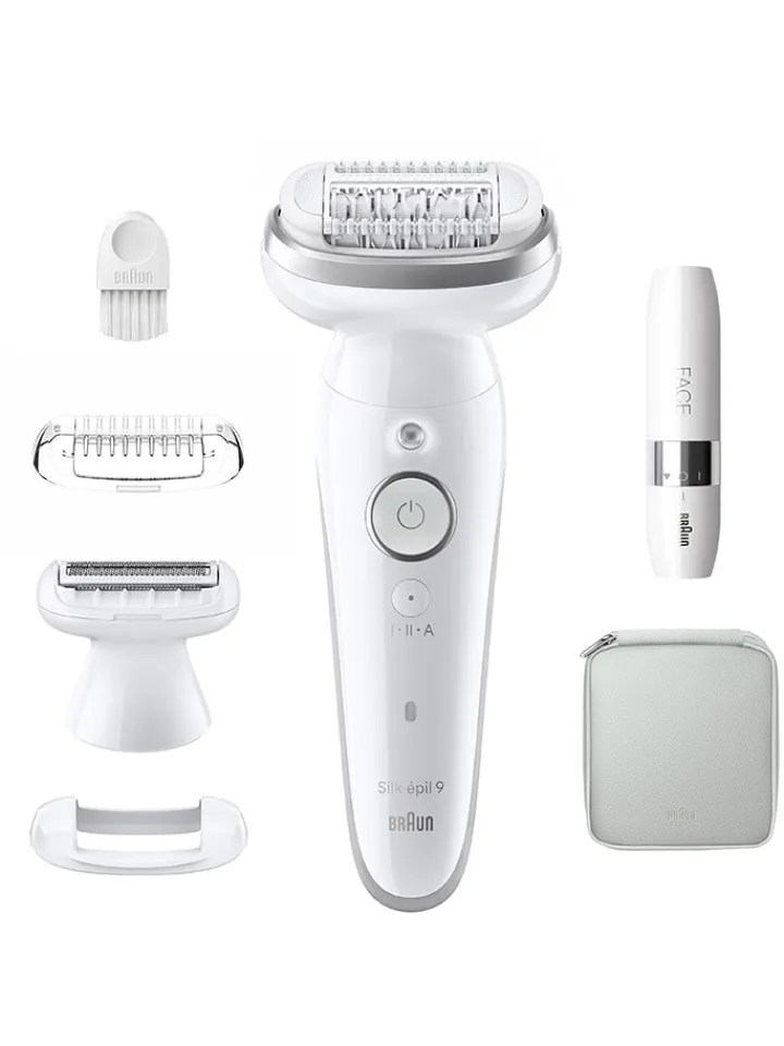 Braun Technik|Pflege & Gesundheit<Epilierer "Silk-épil 9-341" in Weiß/ Silber