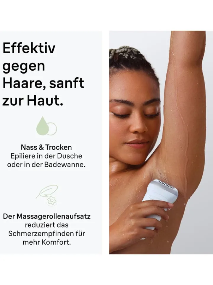 Braun Technik|Pflege & Gesundheit<Epilierer "Silk-épil 7 SE7-041" in Weiß/ Grau