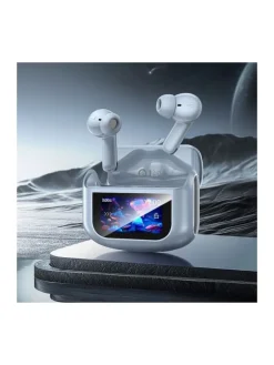 Wisam® Tv & Audio<EQ21 TWS Kopfhörer ANC+ENC Touchscreen Case Weiß