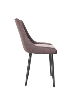 Playboy Sitzmöbel<2er Set Esszimmerstuhl "SAMANTHA" in Rose Quartz - (B)51 x (H)84 x (T)55 cm