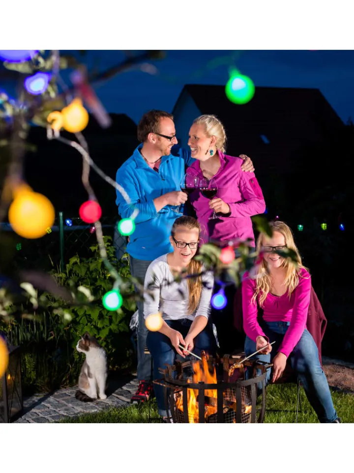 relaxdays Grillen<100er Set: Grillspieße in Natur