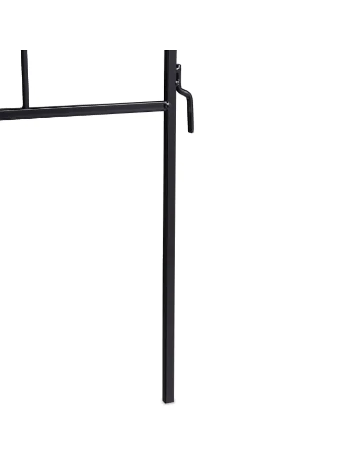 relaxdays Pflanzen & Zubehör<3er Set Rankgitter in Schwarz - (H)122 cm
