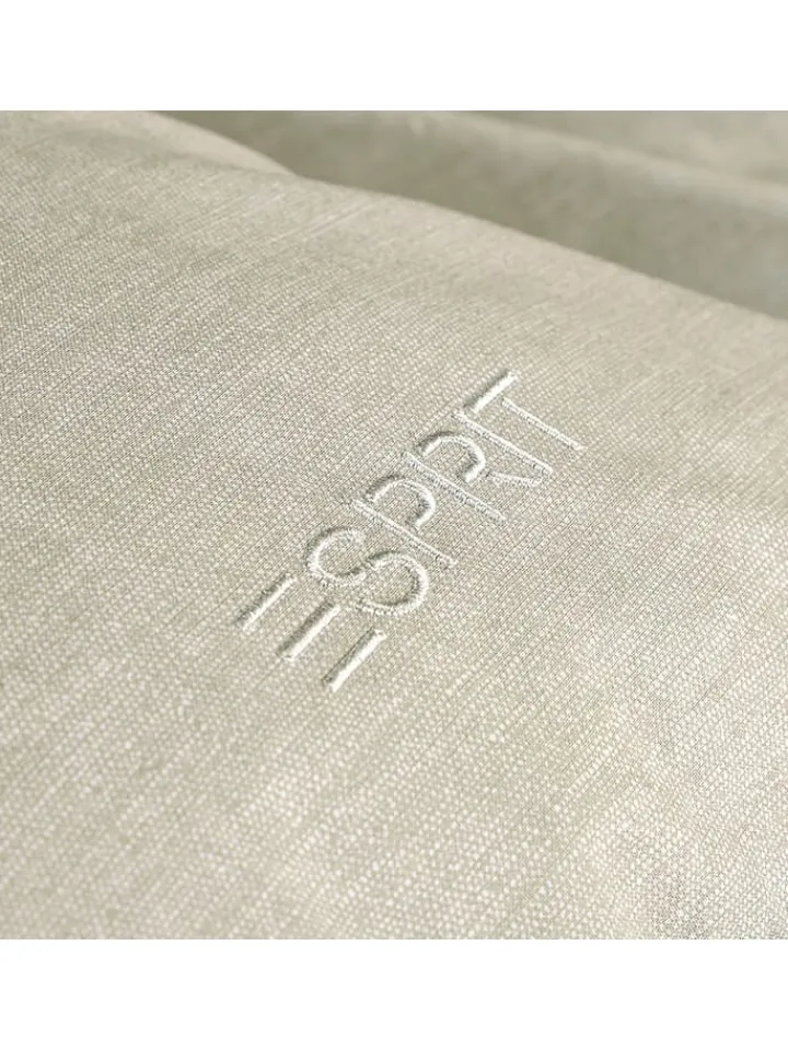 ESPRIT Kissen & Kissenhüllen<2er- Set: Renforcé-Kissenhüllen "E-Harp" in Grau