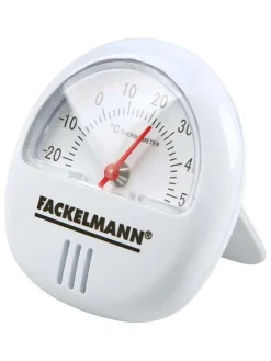 Fackelmann Klima & Haushalt<2er- Set: Thermometer in Weiß - Ø 6 cm