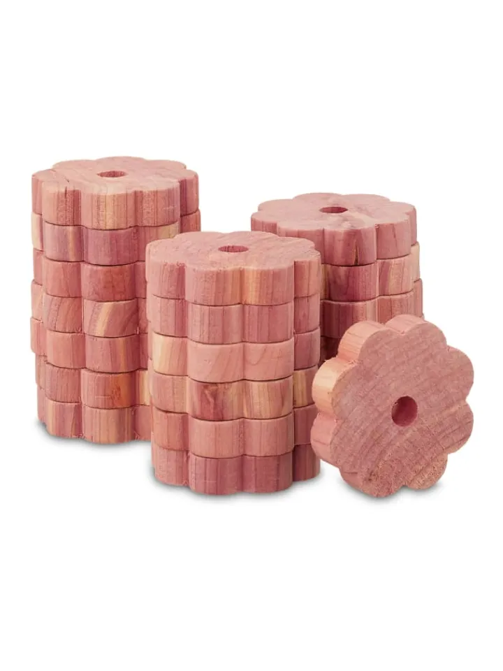 relaxdays Weitere Haushaltshelfer<20er Set Zedernholz Mottenschutz - in Natur