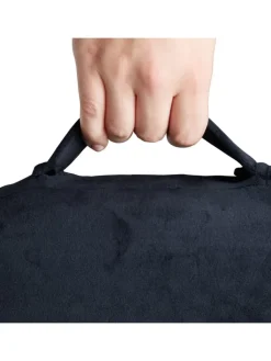 relaxdays Wärmflaschen & -Kissen<Ergonomisches Sitzkissen in Schwarz