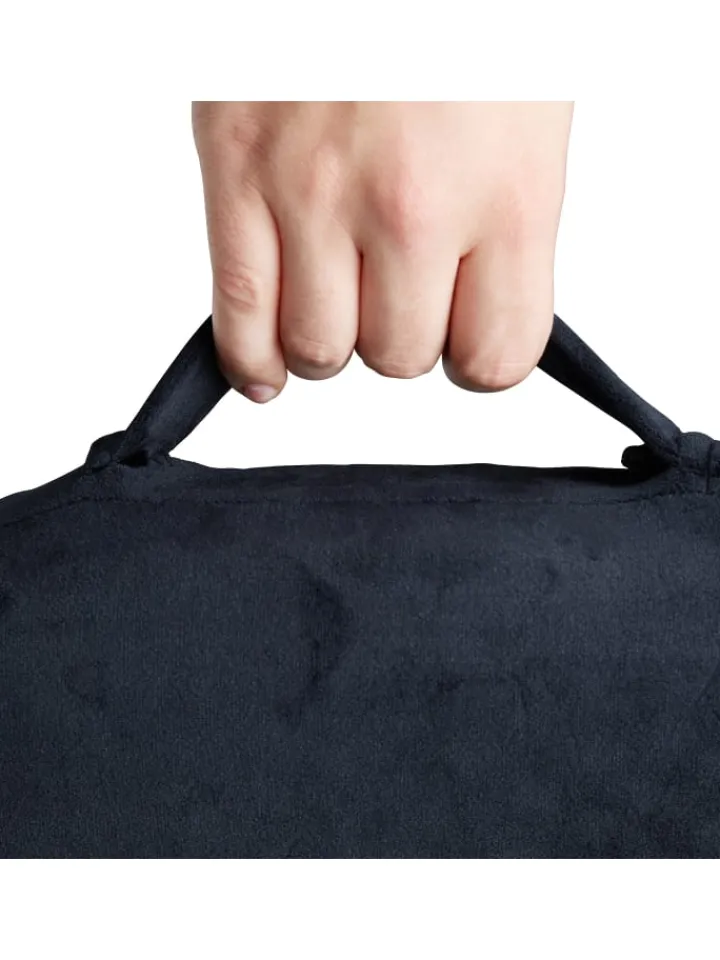 relaxdays Wärmflaschen & -Kissen<Ergonomisches Sitzkissen in Schwarz