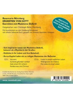 Neue Stadt Hörbücher<Ergriffen von Gott | Exerztien mit Madeleine Delbrêl