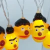 Sesamstraße Lichterketten & Dekobeleuchtung<Ernie & Bert LED Lichterkette 2m 10 LEDs warmweiß batterie innen in gelb