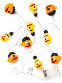 Sesamstraße Lichterketten & Dekobeleuchtung<Ernie & Bert LED Lichterkette 2m 10 LEDs warmweiß batterie innen in gelb