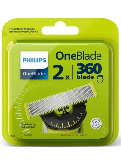 Philips Pflege & Gesundheit<Ersatzklingen "360 OneBlade" - 2 Stück