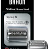 Braun Technik|Pflege & Gesundheit<Ersatz-Scherkopf "Series 8" in Silber