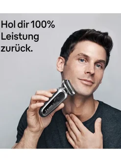 Braun Technik|Pflege & Gesundheit<Ersatz-Scherkopf "Series 7" in Silber