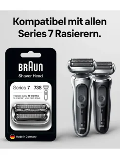 Braun Technik|Pflege & Gesundheit<Ersatz-Scherkopf "Series 7" in Silber