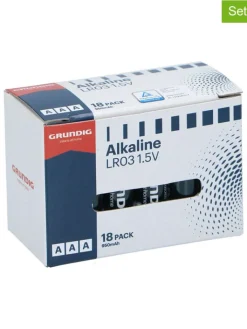 GRUNDIG Technikzubehör<2er-Set: Alkaline Batterien - AAA/LR03 950mAh - 2x 18 Stück