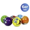 Maximex Technik|Pflege & Gesundheit<6er-Set: Anti-Stress-Bälle in Bunt - Ø 6 cm