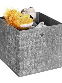 Songmics Aufbewahren & Servieren<6er-Set: Aufbewahrungsboxen in Grau - (B)30 x (H)30 x (T)30 cm